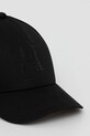 Bombažna bejzbolska kapa Armani Exchange črna XW000957.AF13846.NOS