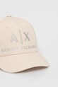 Хлопковая кепка Armani Exchange XW000873.AF13334 бежевый SS25