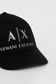 Бавовняна бейсболка Armani Exchange XW000873.AF13334 чорний SS25