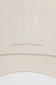 Хлопковая кепка Armani Exchange XW000957.AF13846 бежевый SS26