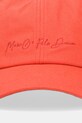 Pamučna kapa sa šiltom Marc O'Polo 5000005645 crvena SS25