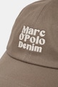 Marc O'Polo șapcă de baseball din bumbac 5000006009 verde SS25