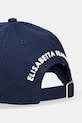 Αξεσουάρ Βαμβακερό καπέλο του μπέιζμπολ Elisabetta Franchi CL06F51E2 σκούρο μπλε