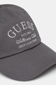 Guess czapka z daszkiem bawełniana LUREX V5RZ03.WFKN0 szary SS25