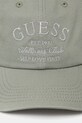 Бавовняна бейсболка Guess LUREX V5RZ03.WFKN0 зелений SS25