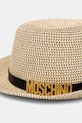 Klobouk Moschino M3254.65437 béžová SS25