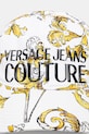 Бавовняна бейсболка Versace Jeans Couture 78HAZK10.ZG364 білий SS25