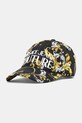Βαμβακερό καπέλο του μπέιζμπολ Versace Jeans Couture βαμβάκι μαύρο 78HAZK10.ZG364