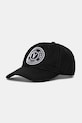 Versace Jeans Couture șapcă de baseball din bumbac bumbac negru 78HAZK26.ZG366