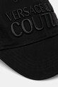 Versace Jeans Couture șapcă de baseball din bumbac 78HAZK32.ZG365 negru SS25