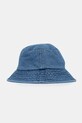 Sisley pălărie din denim 6LQYSA00G bleumarin SS25