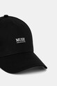 Sisley șapcă de baseball din bumbac 6G0PWA013 negru SS25