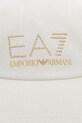Бавовняна бейсболка EA7 Emporio Armani AF13009.7W000327 білий SS25