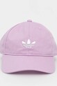 adidas Originals czapka z daszkiem bawełniana BASEBALL AC JC6028 fioletowy SS25