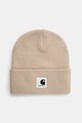 Čepice Carhartt WIP Ashley Beanie hladký béžová I034850.2LPXX