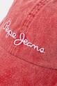 Бавовняна бейсболка Pepe Jeans WEI CAP PL040364 рожевий SS25