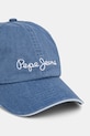 Bavlnená šiltovka Pepe Jeans WEI CAP PL040364 modrá SS25