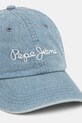 Bavlněná baseballová čepice Pepe Jeans MARIAN CAP PL040365 modrá SS25