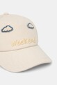 Хлопковая кепка Weekend Max Mara 2515571054600 бежевый SS25