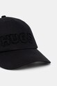 Bavlněná baseballová čepice HUGO 50539561 černá SS25