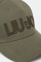 Liu Jo șapcă de baseball din bumbac 2A5014.T0300 verde SS25
