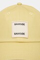 Бавовняна бейсболка Samsoe Samsoe SASAMSOE F25100107 жовтий SS25