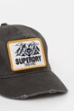Аксесоари Памучна шапка с козирка Superdry W9010177A.OE6 зелен