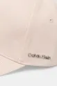 Bavlnená šiltovka Calvin Klein K60K612910 ružová SS25