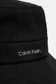 Bavlnený klobúk Calvin Klein K60K613161 čierna SS25