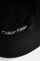 Bavlnený klobúk Calvin Klein čierna K60K613161