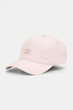 Льняная кепка Calvin Klein аппликация розовый K60K613118