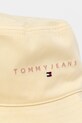Accessori Tommy Jeans berretto in cotone AW0AW17311 giallo