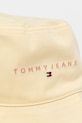 Akcesoria Tommy Jeans kapelusz bawełniany AW0AW17311 żółty