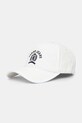 Tommy Jeans șapcă de baseball din bumbac bumbac alb AW0AW17315