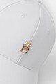 Tommy Hilfiger czapka z daszkiem bawełniana AW0AW17128 biały SS25