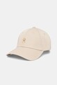 Βαμβακερό καπέλο του μπέιζμπολ Tommy Hilfiger απλικέ μπεζ AW0AW17128