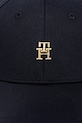 Хлопковая кепка Tommy Hilfiger AW0AW17128 тёмно-синий SS25