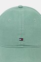 Tommy Hilfiger vászonsapka AW0AW17130 zöld SS25