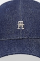 Tommy Hilfiger czapka z daszkiem jeansowa AW0AW17137 granatowy SS25