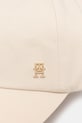 Bavlněná baseballová čepice Tommy Hilfiger AW0AW17138 béžová SS25
