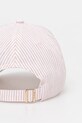 Lněná kšiltovka Tommy Hilfiger AW0AW17141 růžová SS25