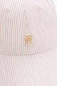 Doplňky Lněná kšiltovka Tommy Hilfiger AW0AW17141 růžová