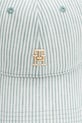 Doplňky Lněná kšiltovka Tommy Hilfiger AW0AW17141 zelená