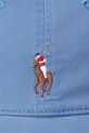 Аксессуары Хлопковая кепка Polo Ralph Lauren 211967361 голубой