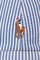 Аксесуари Бавовняна бейсболка Polo Ralph Lauren 211967368 блакитний