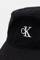 Pamučni šešir Calvin Klein Jeans LV04K5020G crna SS25