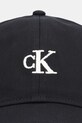 Бавовняна бейсболка Calvin Klein Jeans LV04K5024G чорний SS25