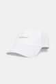 Calvin Klein Jeans czapka z daszkiem bawełniana bawełna biały LV04K5027G