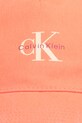 Calvin Klein Jeans baseballová čepice dámská bavlněná LV04K5027G oranžová SS26