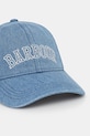 Barbour czapka z daszkiem jeansowa Emily LHA0582BL31 niebieski SS25